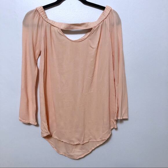 BP Peach off the shoulder tunic - Picture 3 of 5